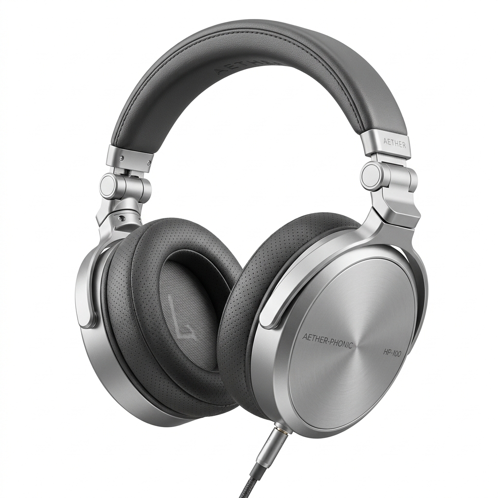 Silver Over-Ear Headphones